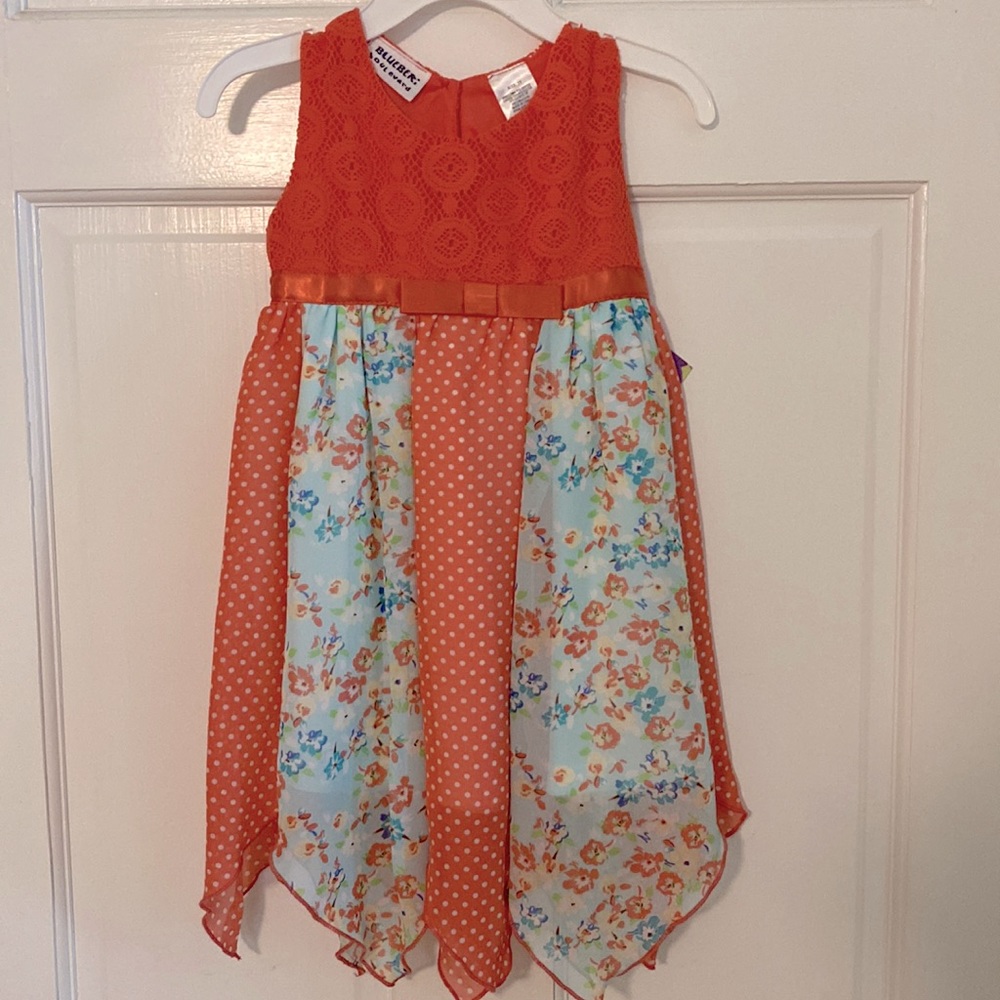 Fun, floral handkerchief style skirt